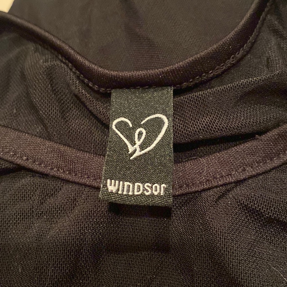 Windsor Black Mesh Bodysuit - Picture 3 of 5